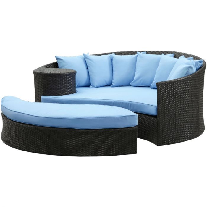 LexMod Pro Taiji Wicker Patio Daybed